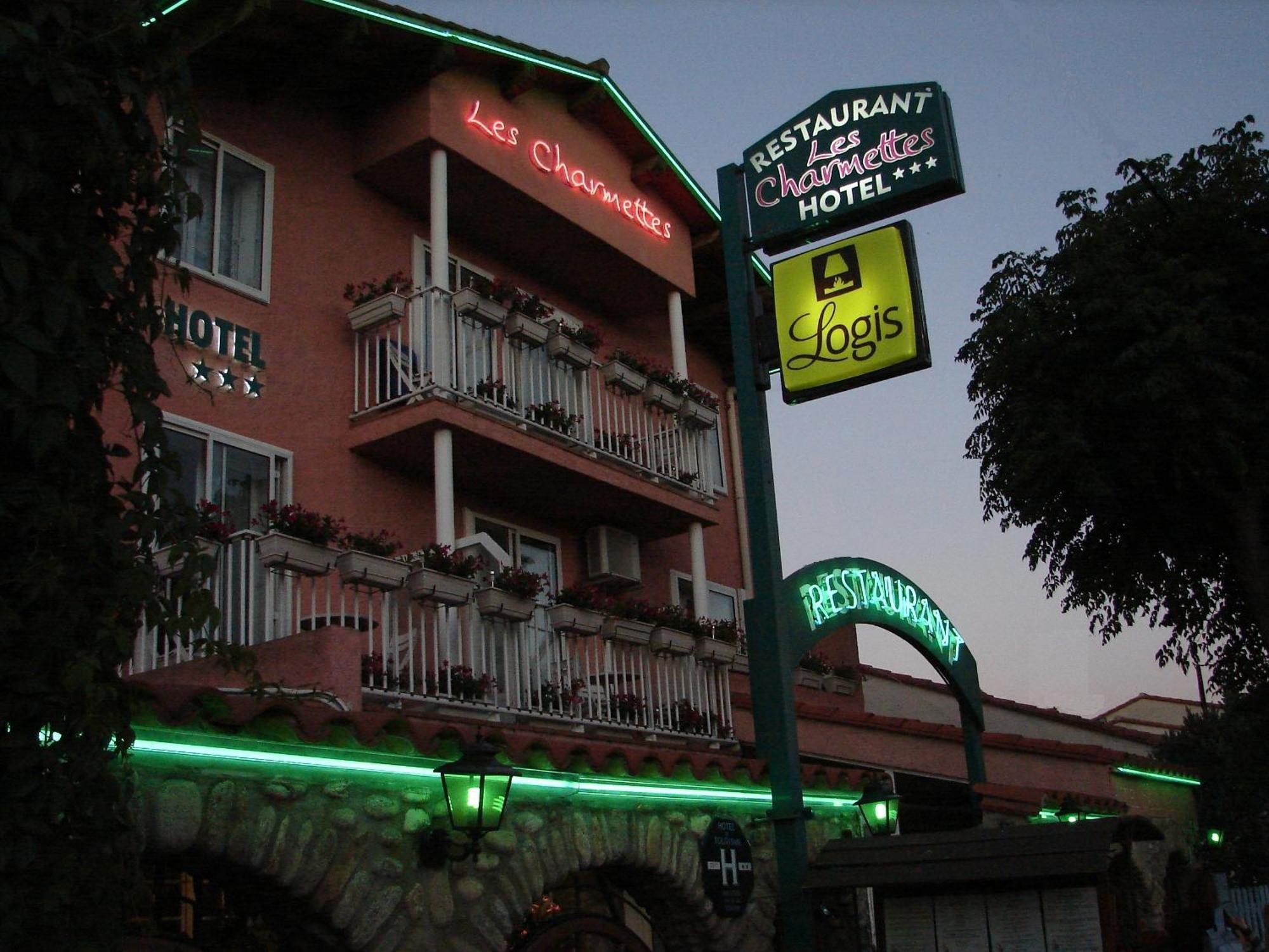 Logis Hotel Restaurant Les Charmettes Argelès-sur-Mer Exteriör bild